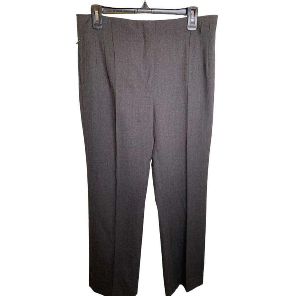 Philosophy Di Alberta Ferretti 10 Wide Leg Wool Pants Slacks Charcoal